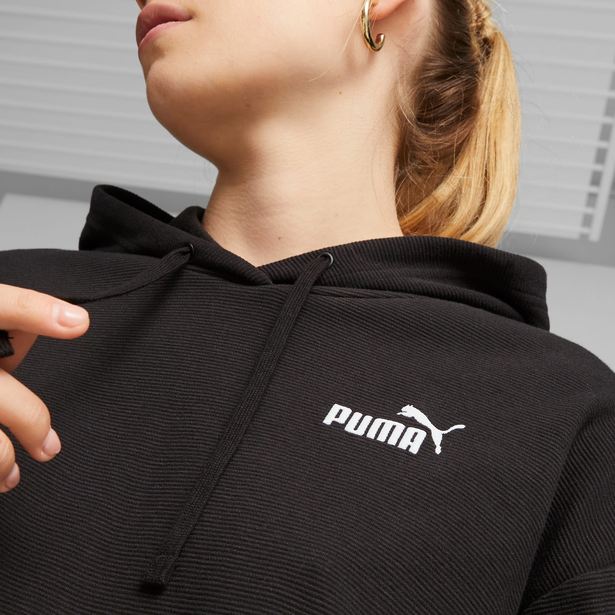 Puma super store cropped hoodie